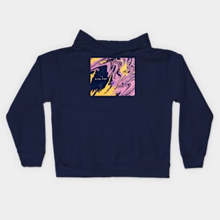 abstract art - My Emotional Waves Kids Hoodie